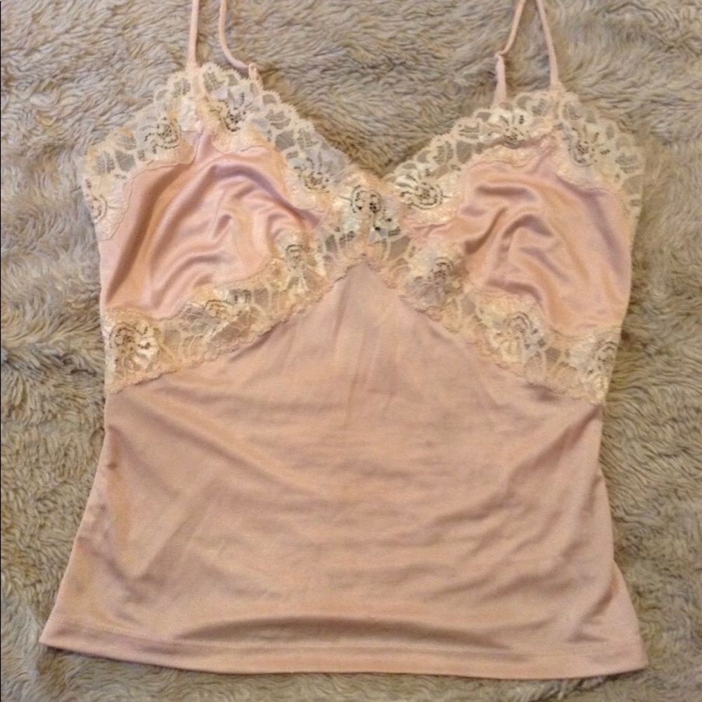 Express silk lace top size medium